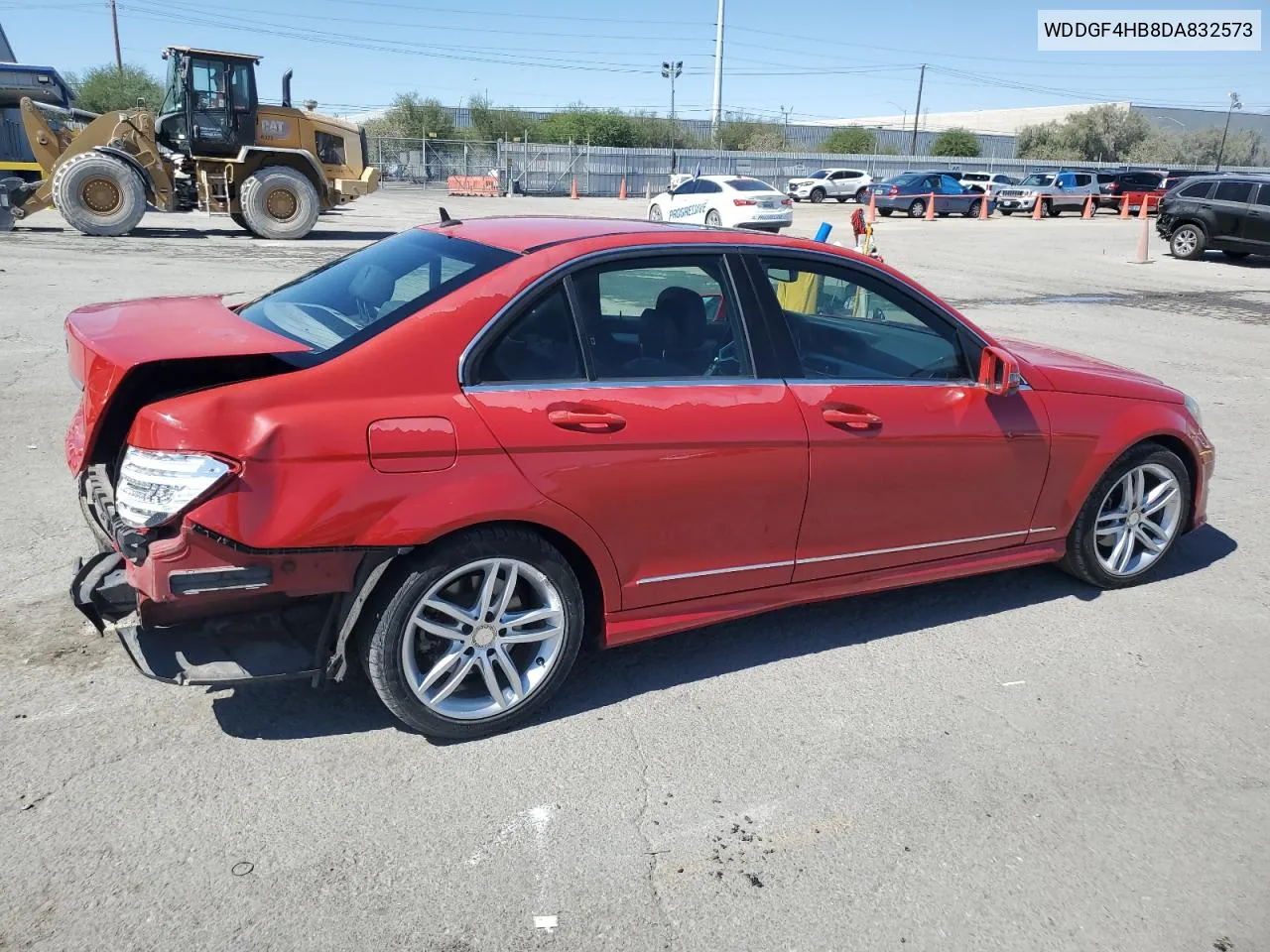 2013 Mercedes-Benz C 250 VIN: WDDGF4HB8DA832573 Lot: 72608204