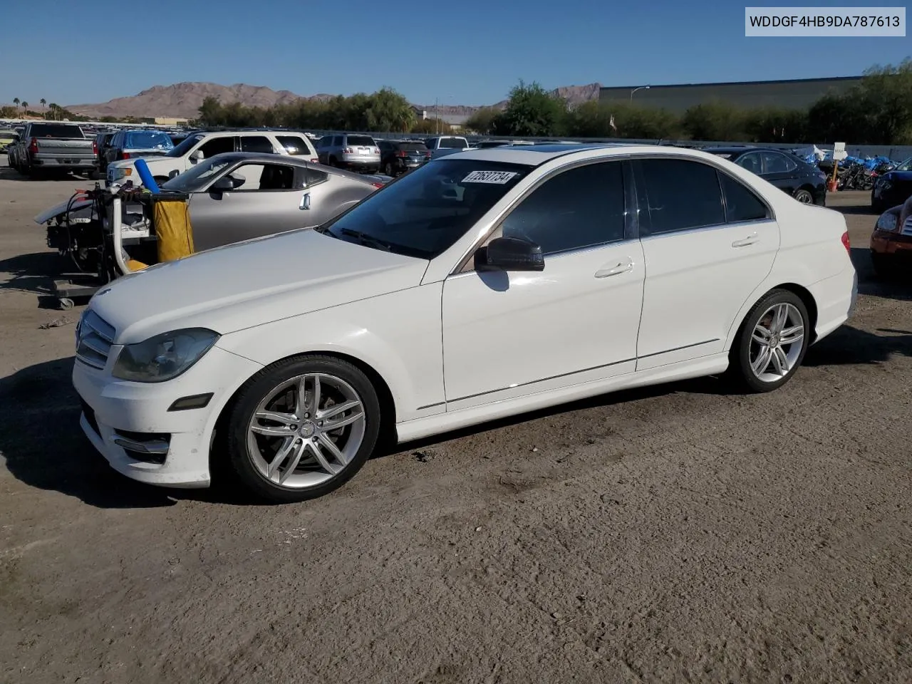 2013 Mercedes-Benz C 250 VIN: WDDGF4HB9DA787613 Lot: 72637734