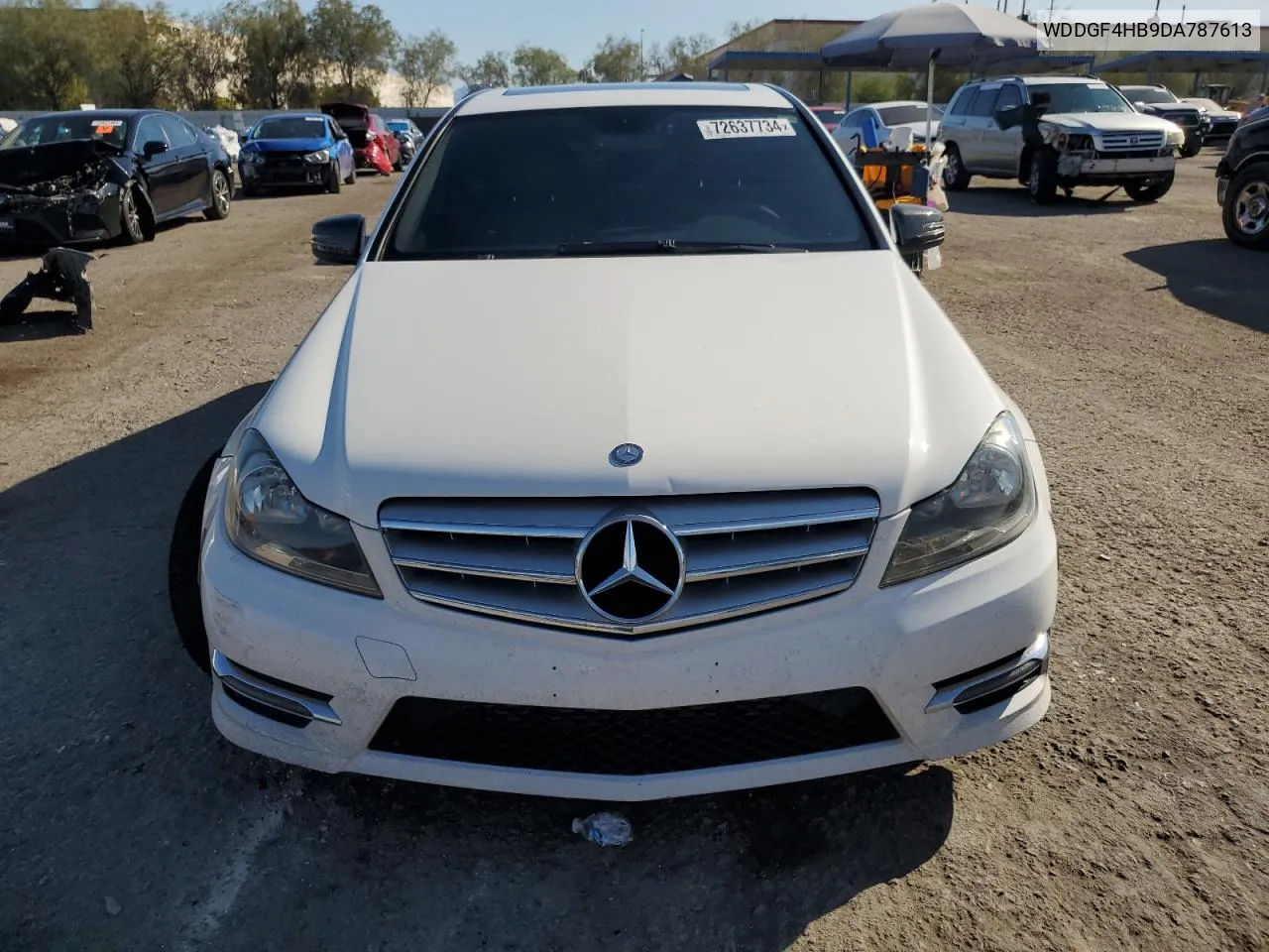 2013 Mercedes-Benz C 250 VIN: WDDGF4HB9DA787613 Lot: 72637734