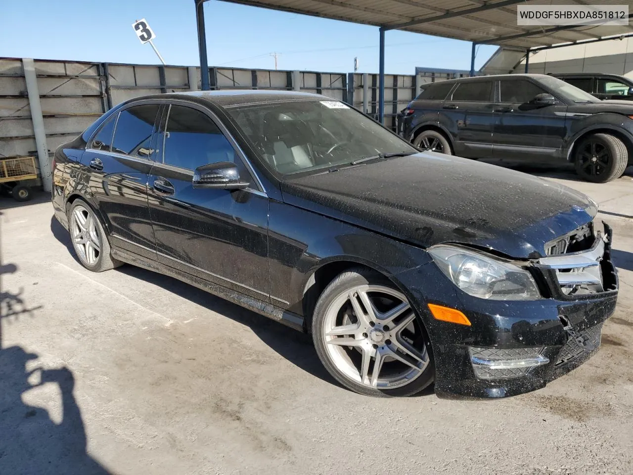 2013 Mercedes-Benz C 350 VIN: WDDGF5HBXDA851812 Lot: 72646034