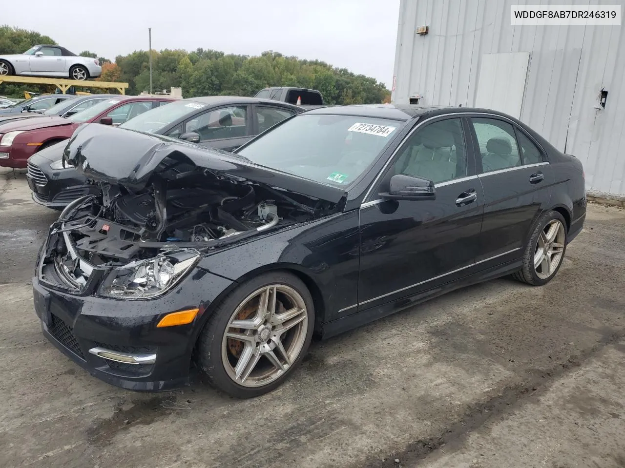 2013 Mercedes-Benz C 300 4Matic VIN: WDDGF8AB7DR246319 Lot: 72734784