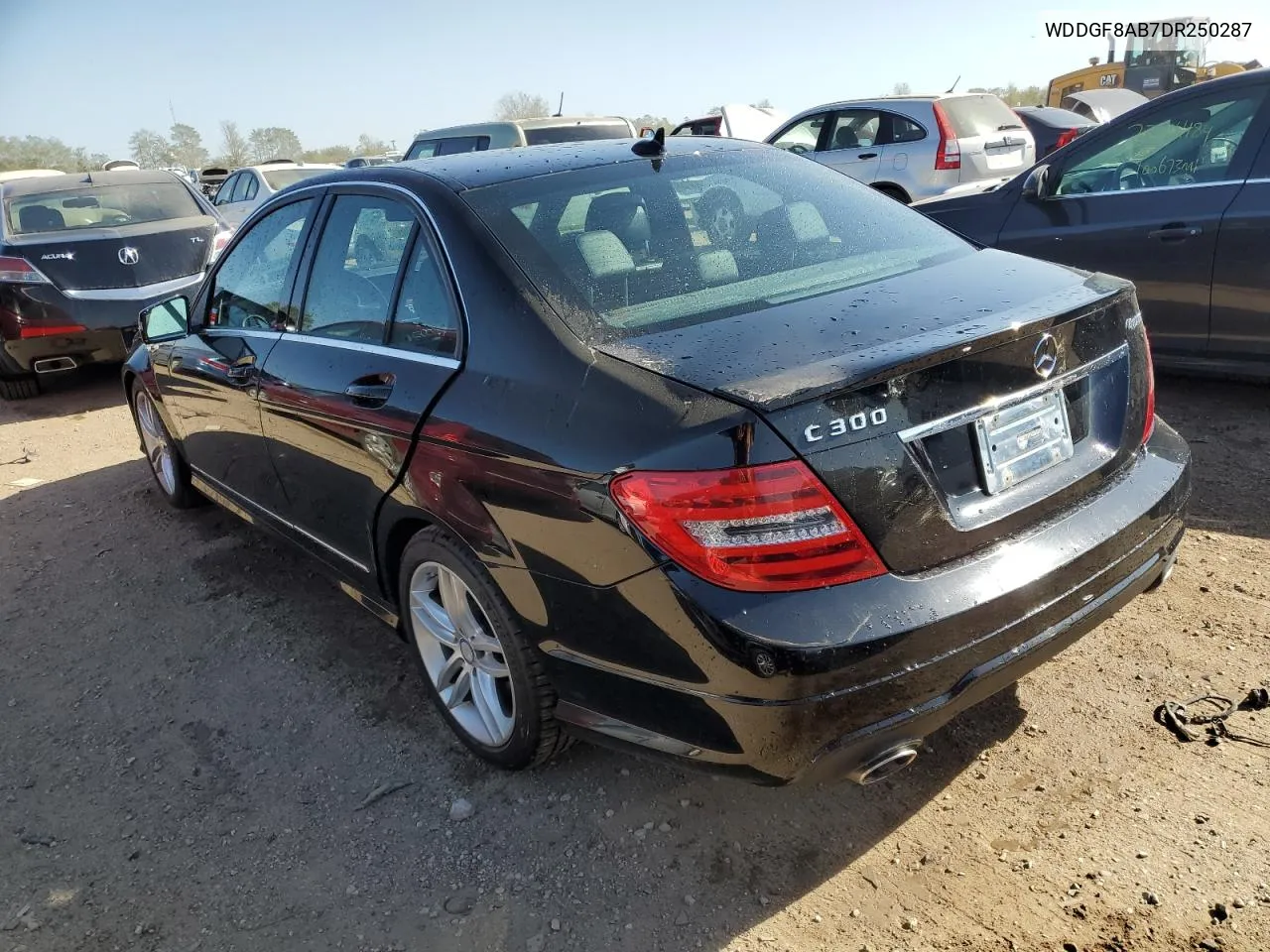 2013 Mercedes-Benz C 300 4Matic VIN: WDDGF8AB7DR250287 Lot: 72766564