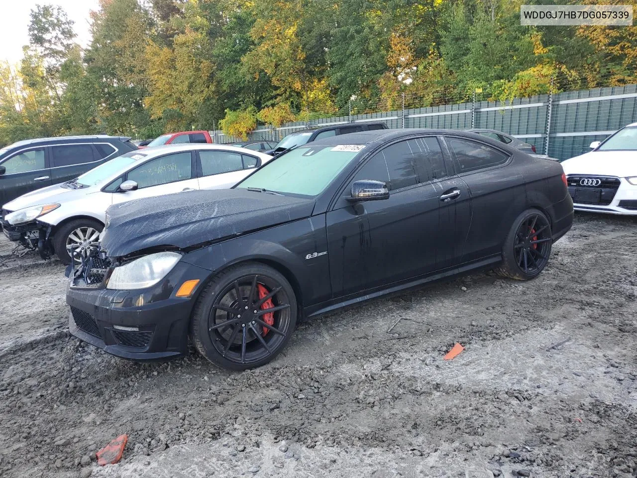 2013 Mercedes-Benz C 63 Amg VIN: WDDGJ7HB7DG057339 Lot: 72917054