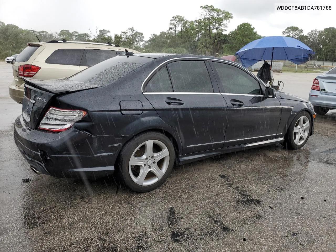 2013 Mercedes-Benz C 300 4Matic VIN: WDDGF8AB1DA781788 Lot: 72997194