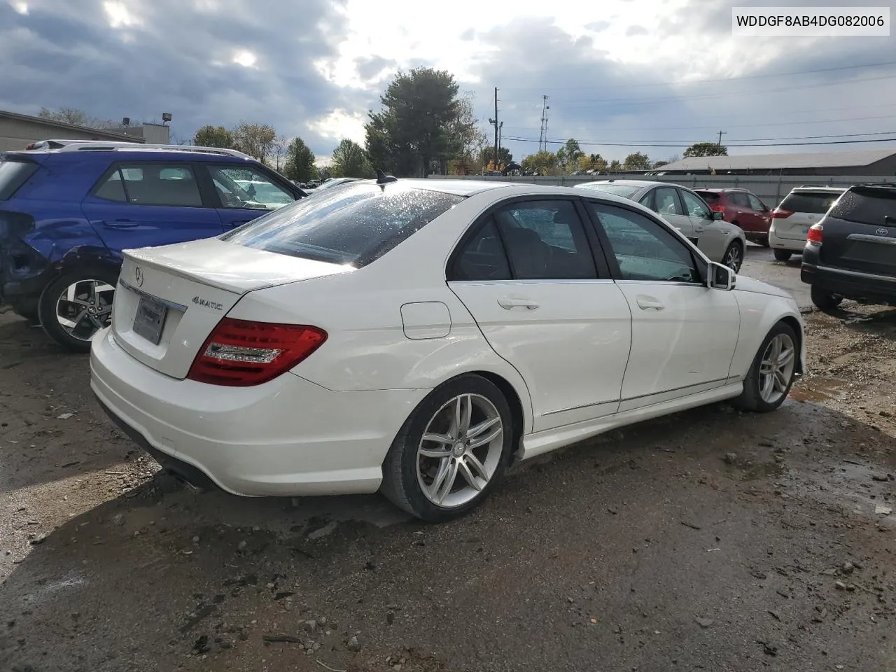 2013 Mercedes-Benz C 300 4Matic VIN: WDDGF8AB4DG082006 Lot: 73492194