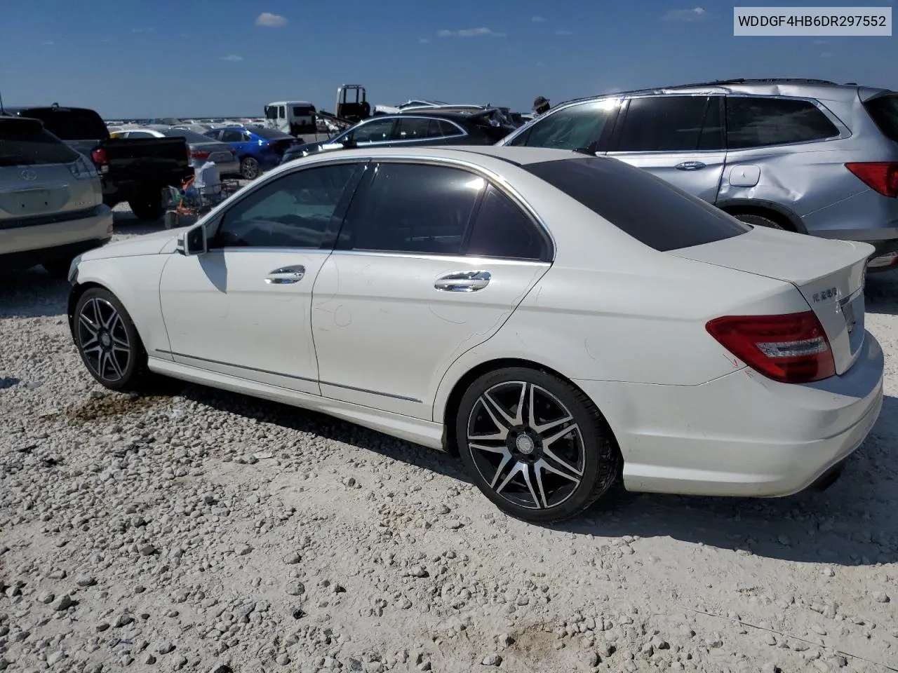 2013 Mercedes-Benz C 250 VIN: WDDGF4HB6DR297552 Lot: 73758124