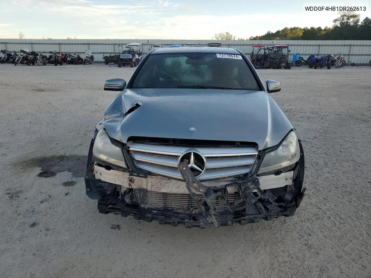 2013 Mercedes-Benz C 250 VIN: WDDGF4HB1DR262613 Lot: 73779574