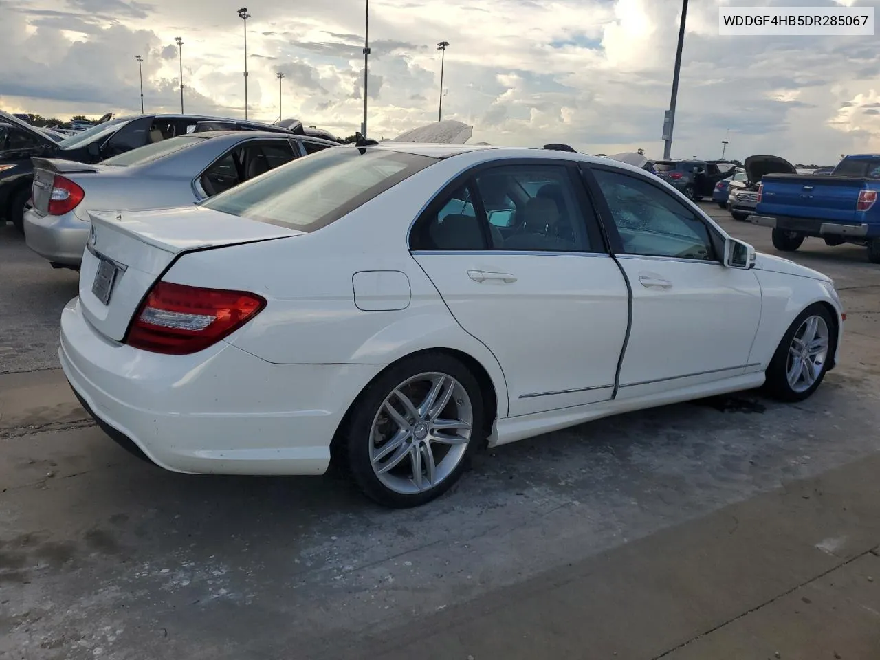 2013 Mercedes-Benz C 250 VIN: WDDGF4HB5DR285067 Lot: 73856274