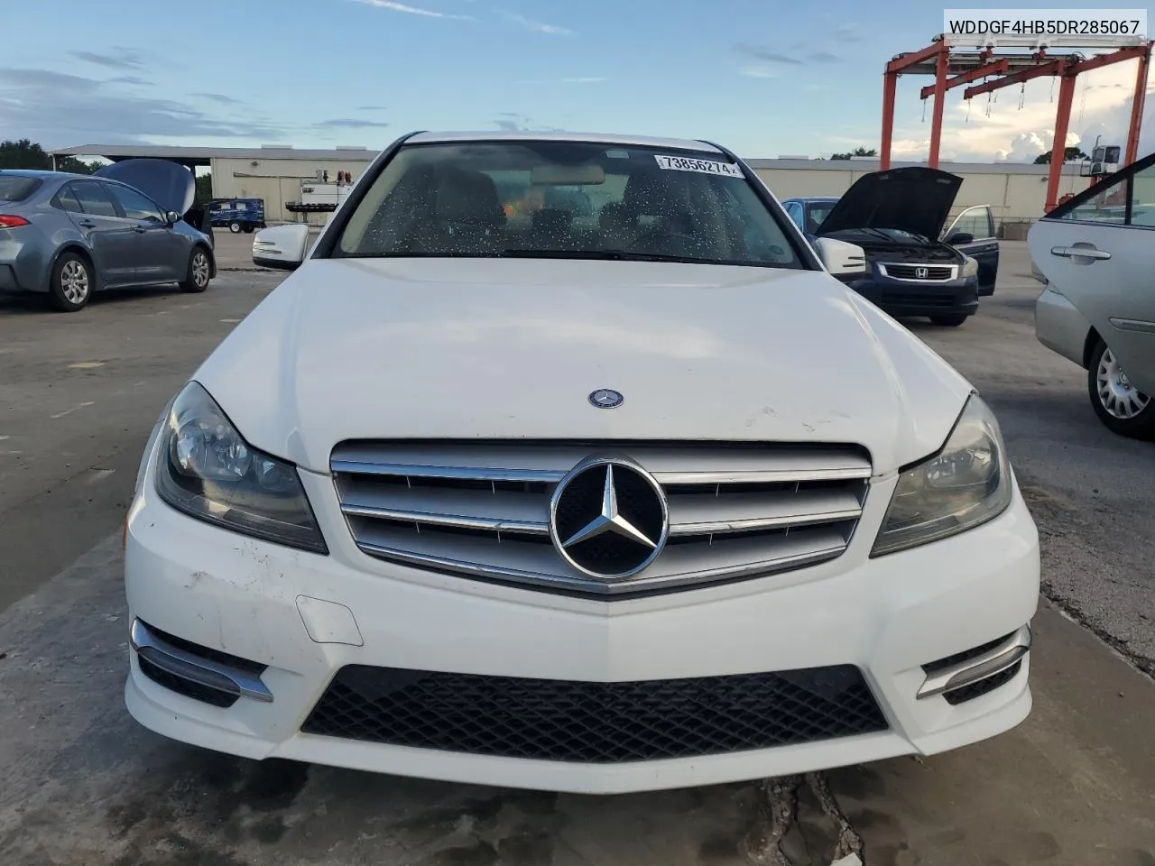 2013 Mercedes-Benz C 250 VIN: WDDGF4HB5DR285067 Lot: 73856274