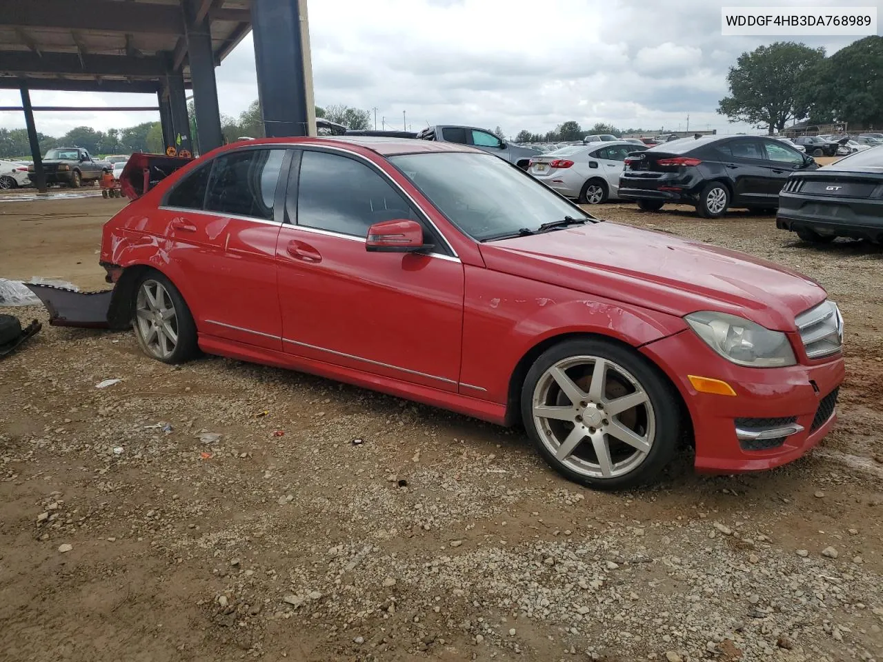 2013 Mercedes-Benz C 250 VIN: WDDGF4HB3DA768989 Lot: 74036024