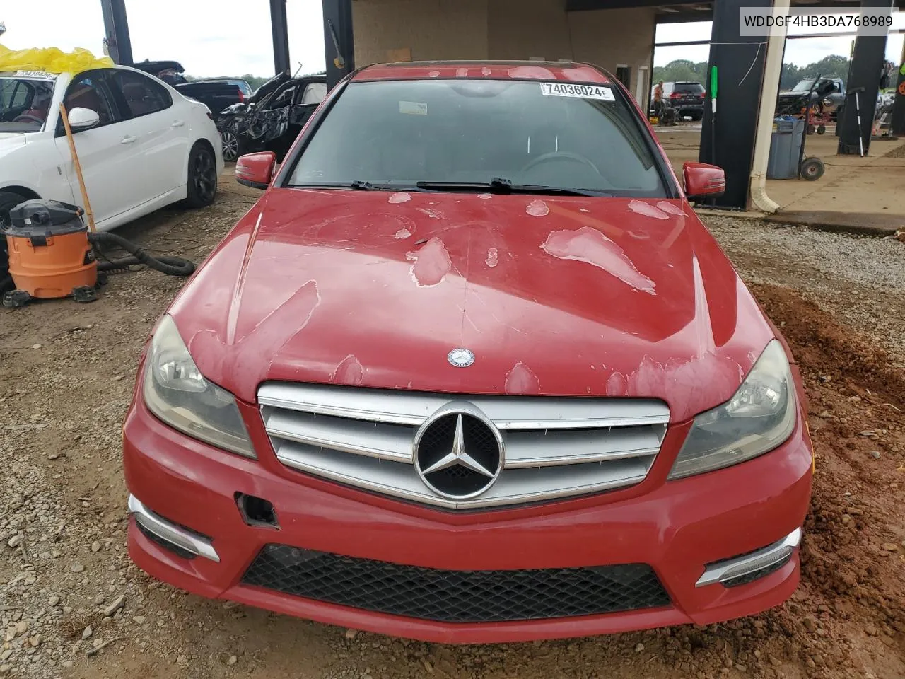 2013 Mercedes-Benz C 250 VIN: WDDGF4HB3DA768989 Lot: 74036024