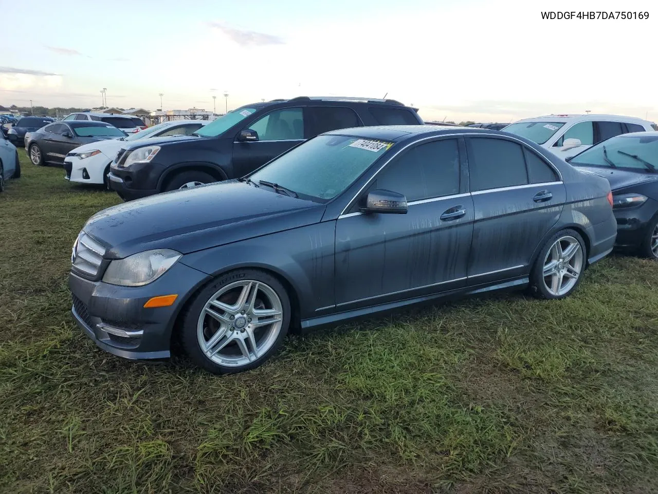 2013 Mercedes-Benz C 250 VIN: WDDGF4HB7DA750169 Lot: 74041084