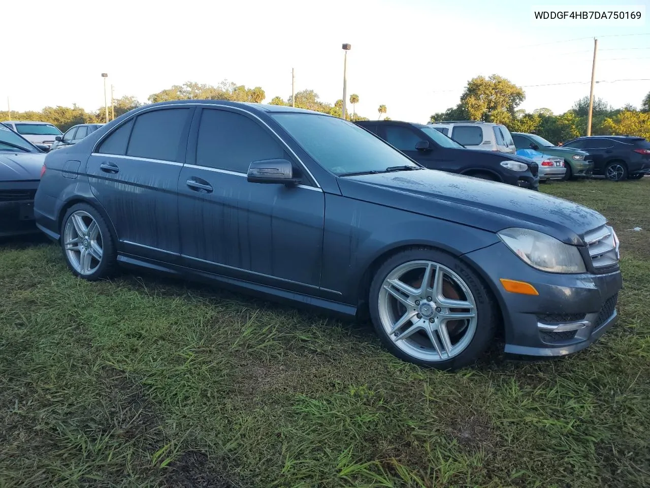 2013 Mercedes-Benz C 250 VIN: WDDGF4HB7DA750169 Lot: 74041084