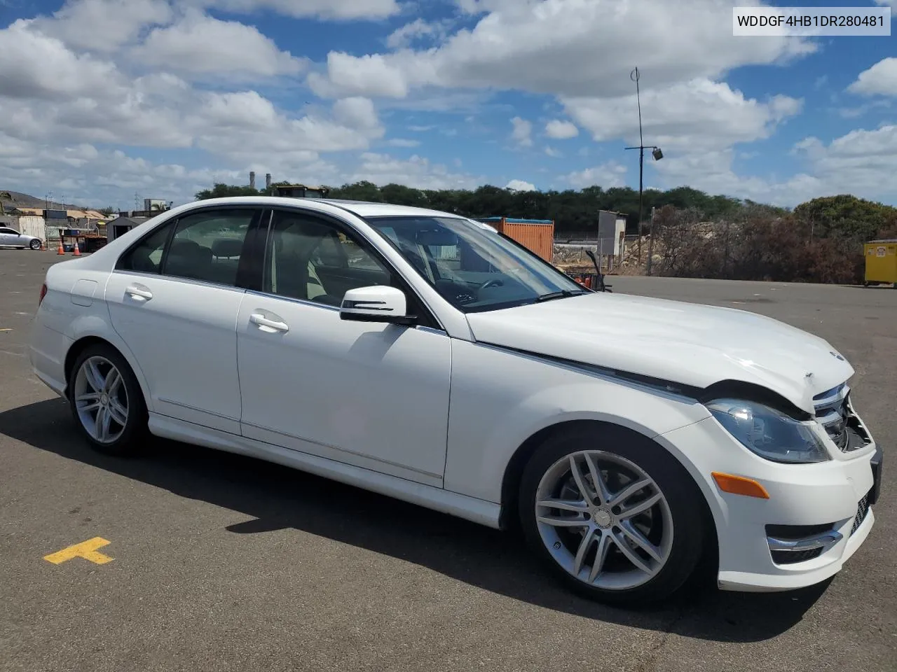 2013 Mercedes-Benz C 250 VIN: WDDGF4HB1DR280481 Lot: 74122614