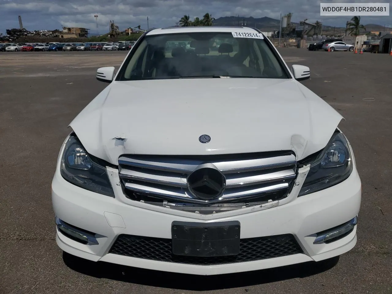 2013 Mercedes-Benz C 250 VIN: WDDGF4HB1DR280481 Lot: 74122614