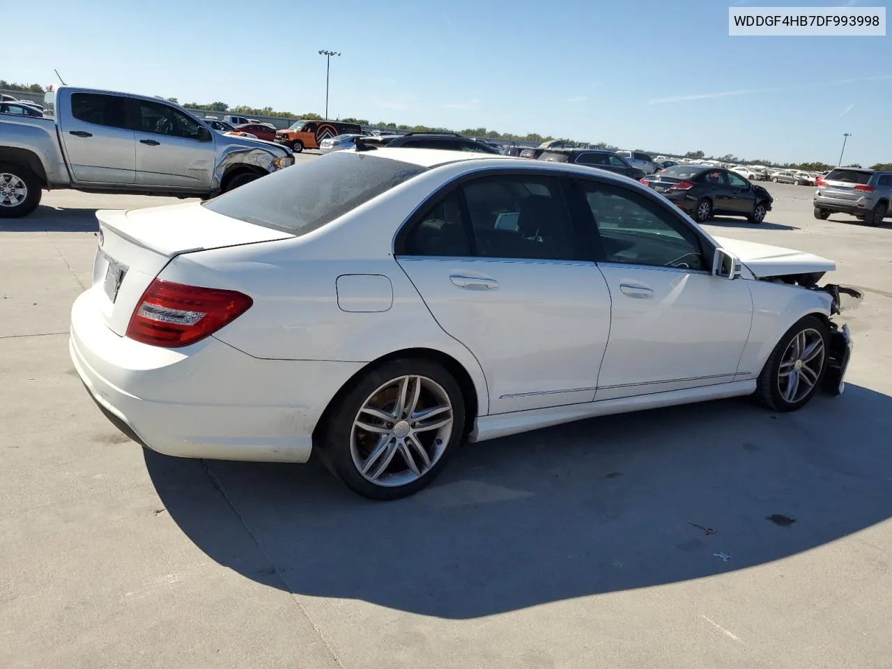 2013 Mercedes-Benz C 250 VIN: WDDGF4HB7DF993998 Lot: 74239844