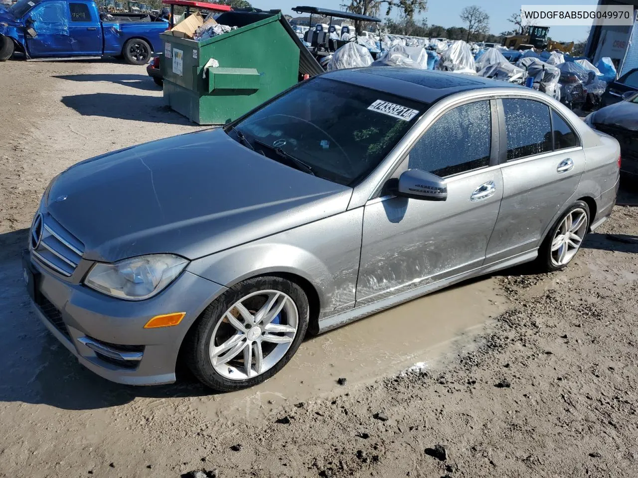 2013 Mercedes-Benz C 300 4Matic VIN: WDDGF8AB5DG049970 Lot: 74333214