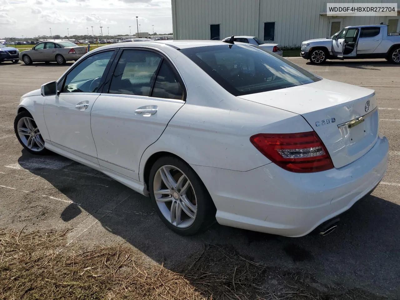 2013 Mercedes-Benz C 250 VIN: WDDGF4HBXDR272704 Lot: 74341344