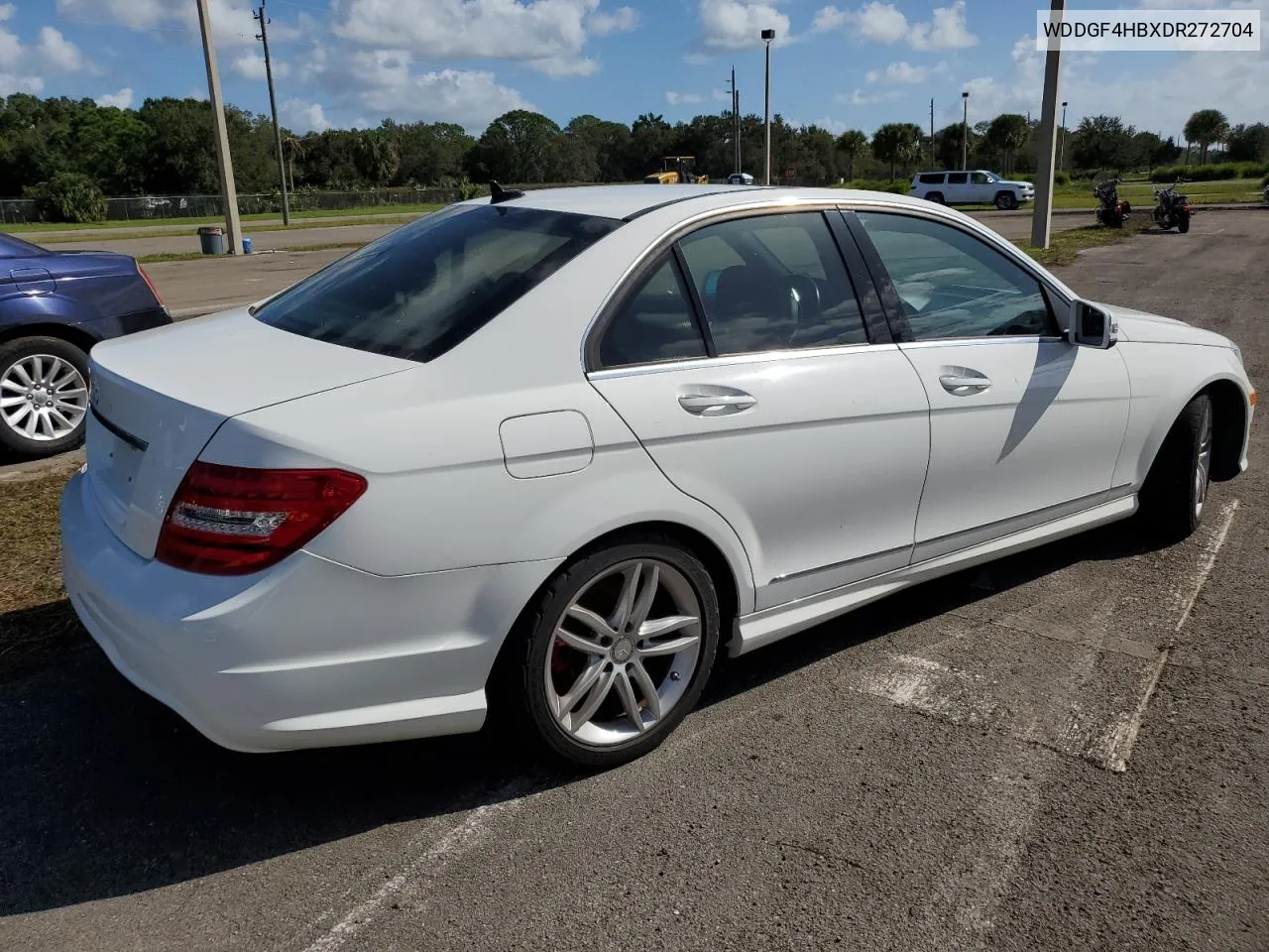 2013 Mercedes-Benz C 250 VIN: WDDGF4HBXDR272704 Lot: 74341344