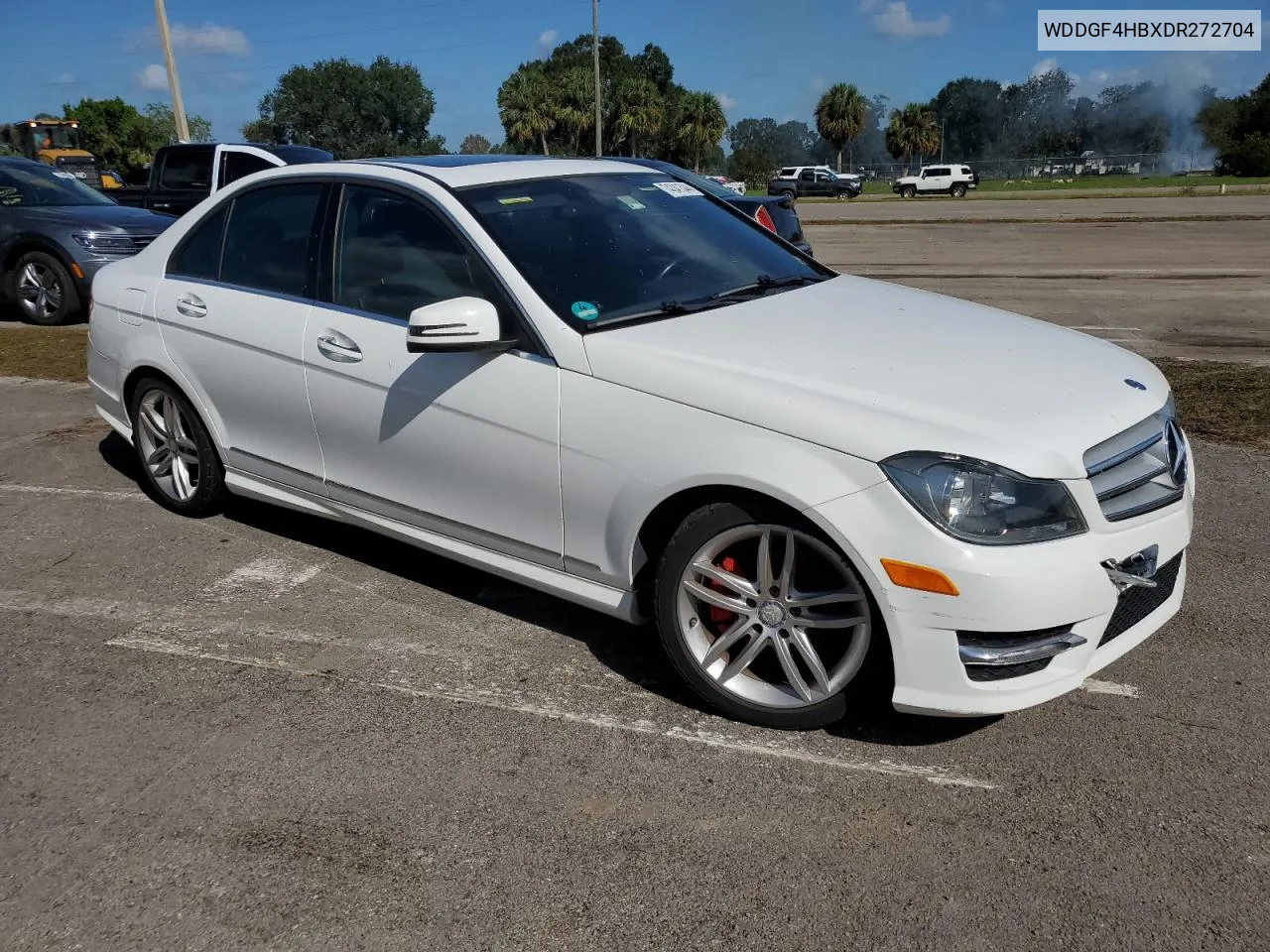 2013 Mercedes-Benz C 250 VIN: WDDGF4HBXDR272704 Lot: 74341344