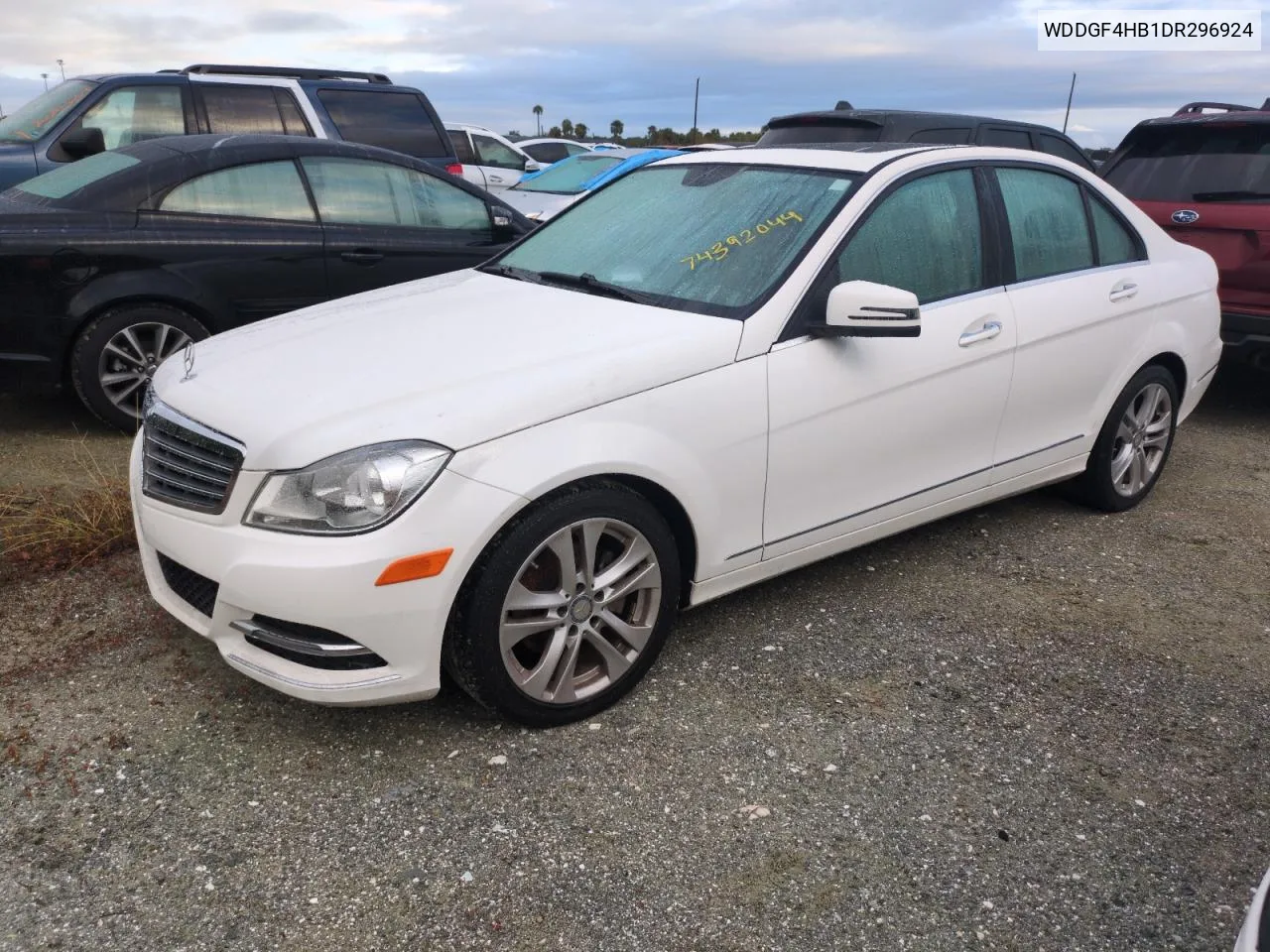 2013 Mercedes-Benz C 250 VIN: WDDGF4HB1DR296924 Lot: 74392044