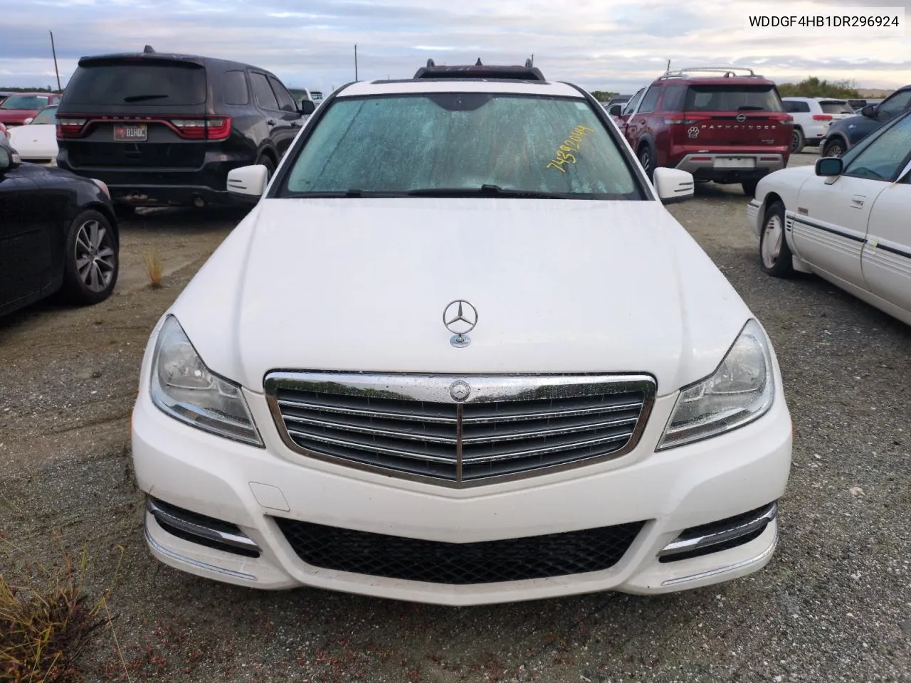 2013 Mercedes-Benz C 250 VIN: WDDGF4HB1DR296924 Lot: 74392044