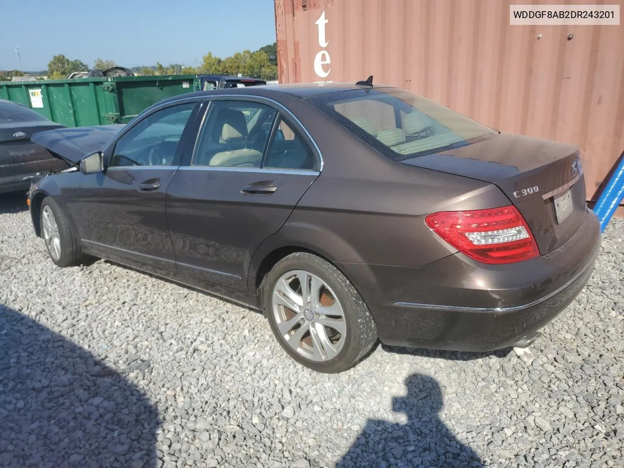 2013 Mercedes-Benz C 300 4Matic VIN: WDDGF8AB2DR243201 Lot: 74500444