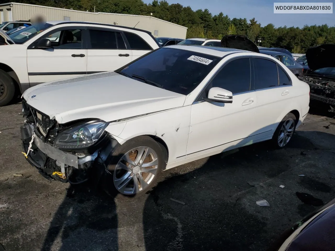 2013 Mercedes-Benz C 300 4Matic VIN: WDDGF8ABXDA801830 Lot: 74584684