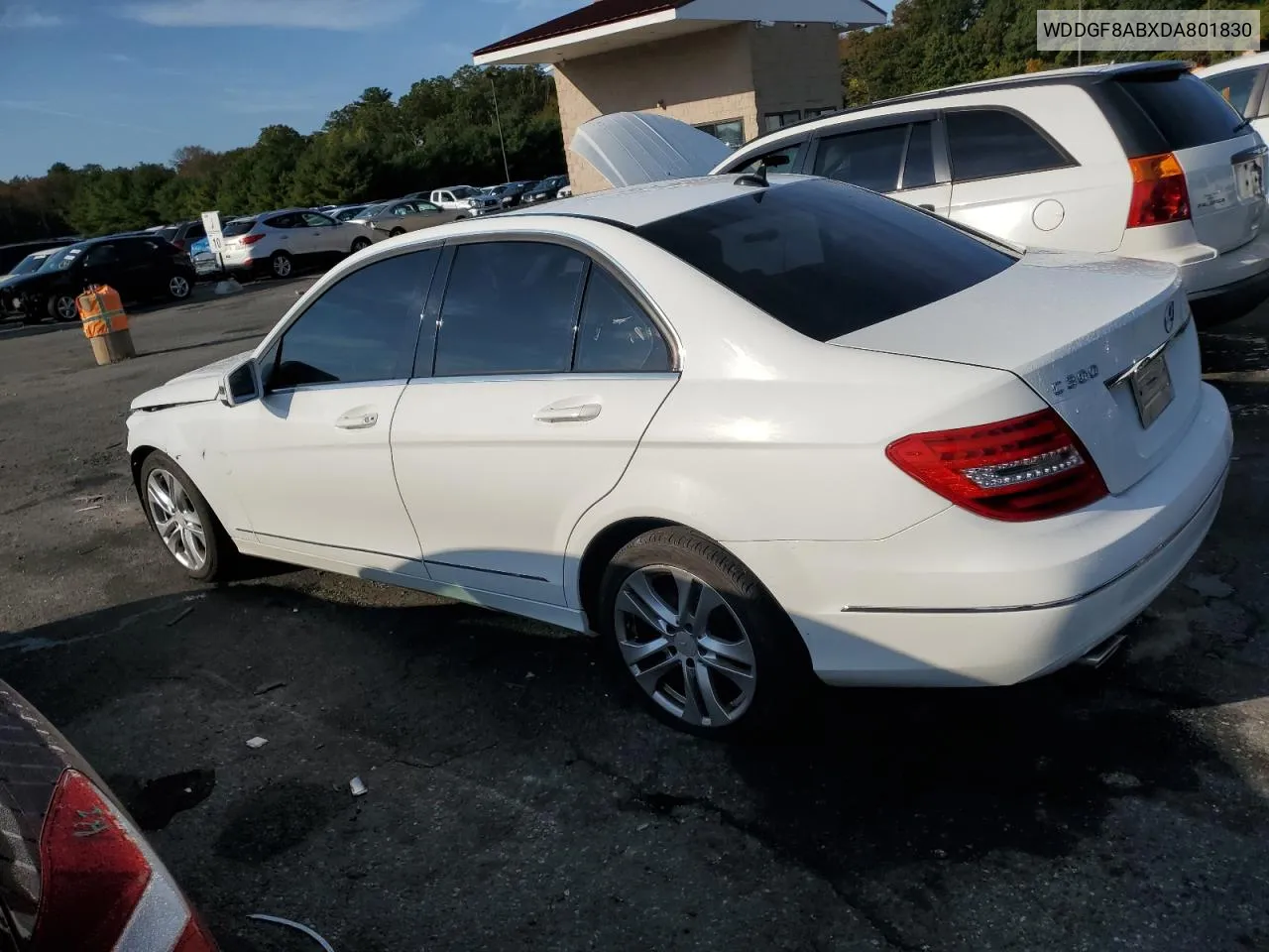 2013 Mercedes-Benz C 300 4Matic VIN: WDDGF8ABXDA801830 Lot: 74584684