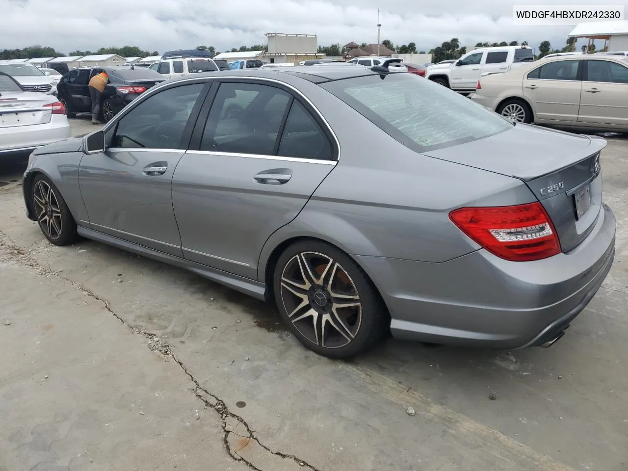 2013 Mercedes-Benz C 250 VIN: WDDGF4HBXDR242330 Lot: 74855554