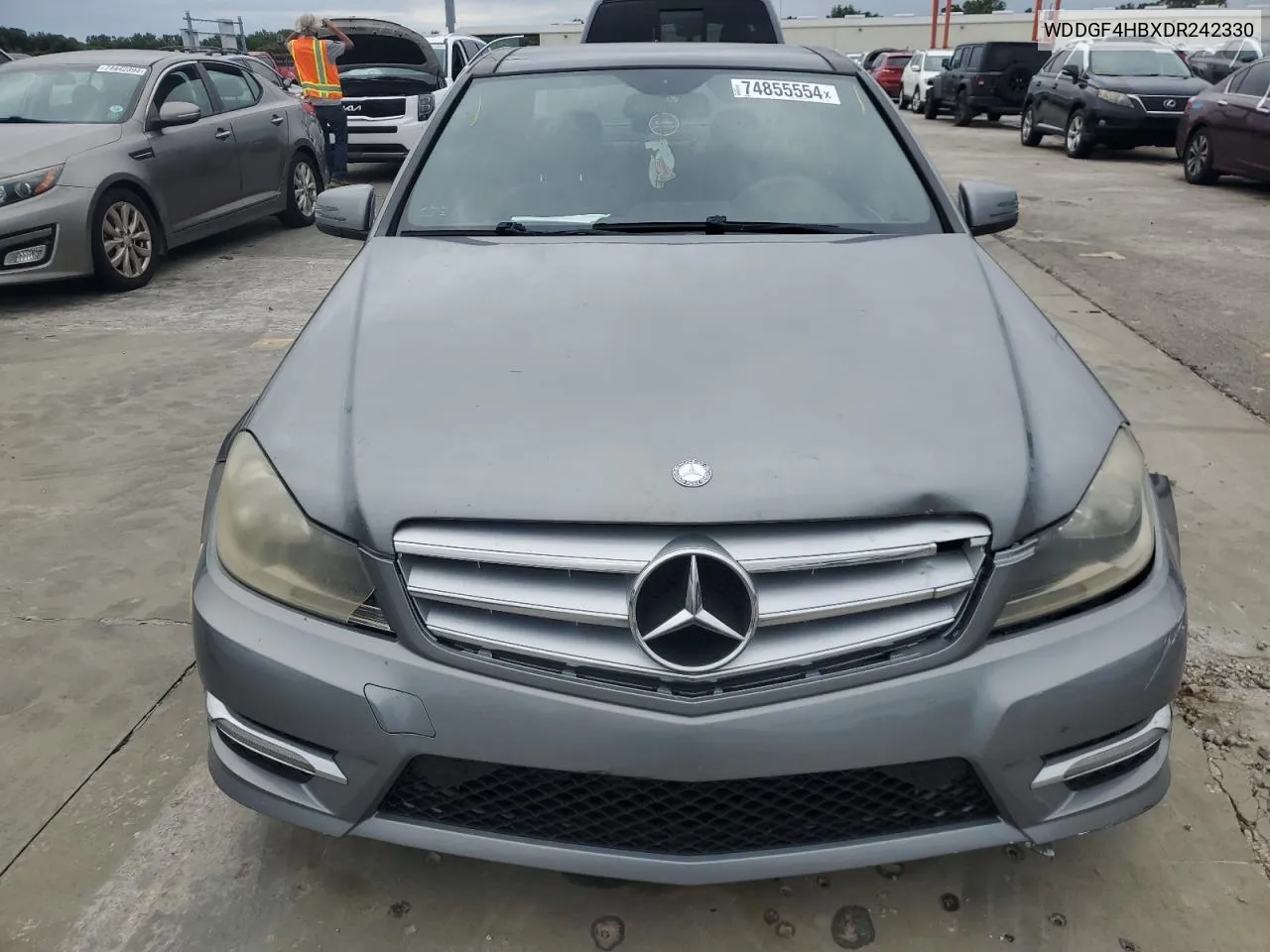 2013 Mercedes-Benz C 250 VIN: WDDGF4HBXDR242330 Lot: 74855554