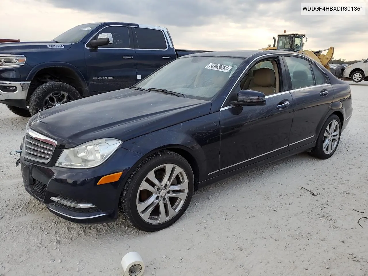 2013 Mercedes-Benz C 250 VIN: WDDGF4HBXDR301361 Lot: 74988934