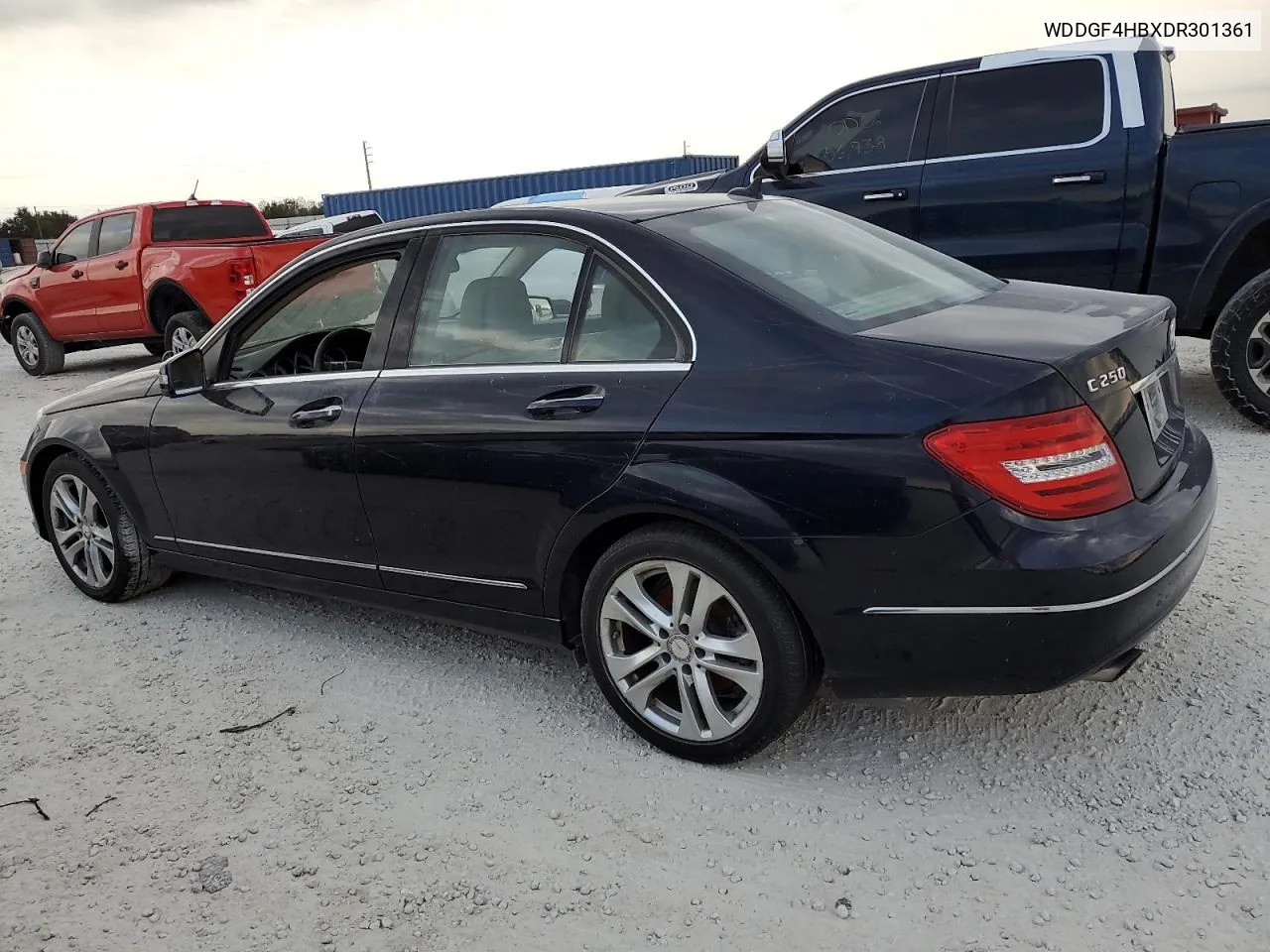 2013 Mercedes-Benz C 250 VIN: WDDGF4HBXDR301361 Lot: 74988934