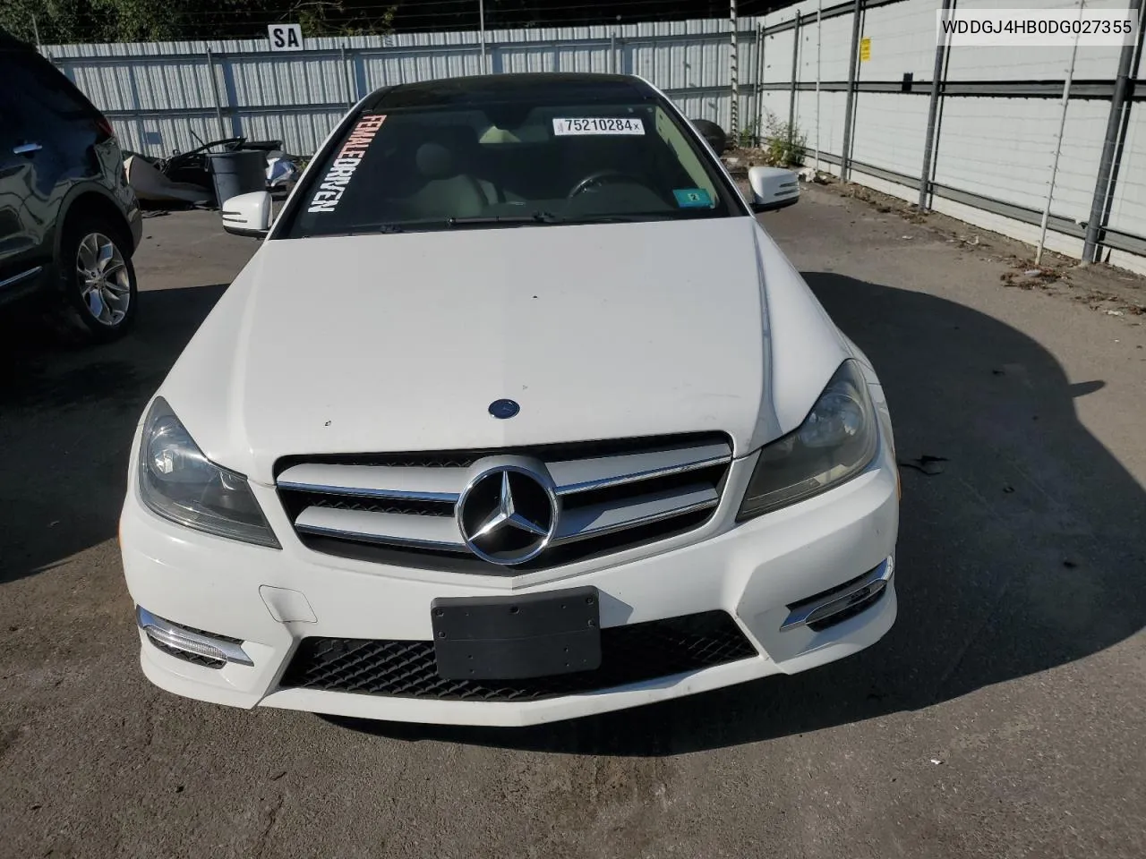 2013 Mercedes-Benz C 250 VIN: WDDGJ4HB0DG027355 Lot: 75210284