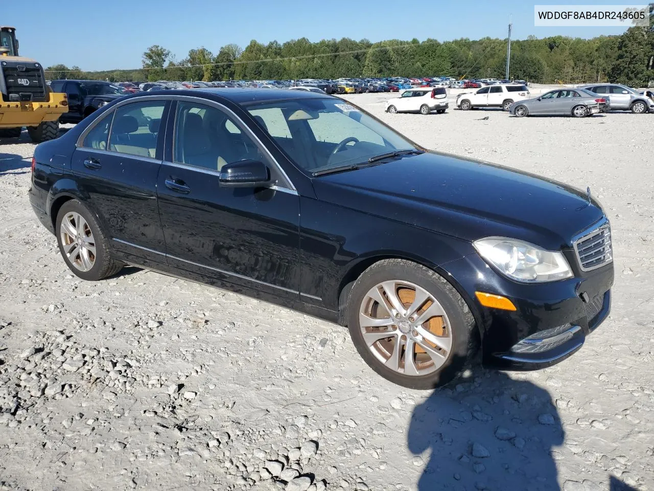 2013 Mercedes-Benz C 300 4Matic VIN: WDDGF8AB4DR243605 Lot: 75236104