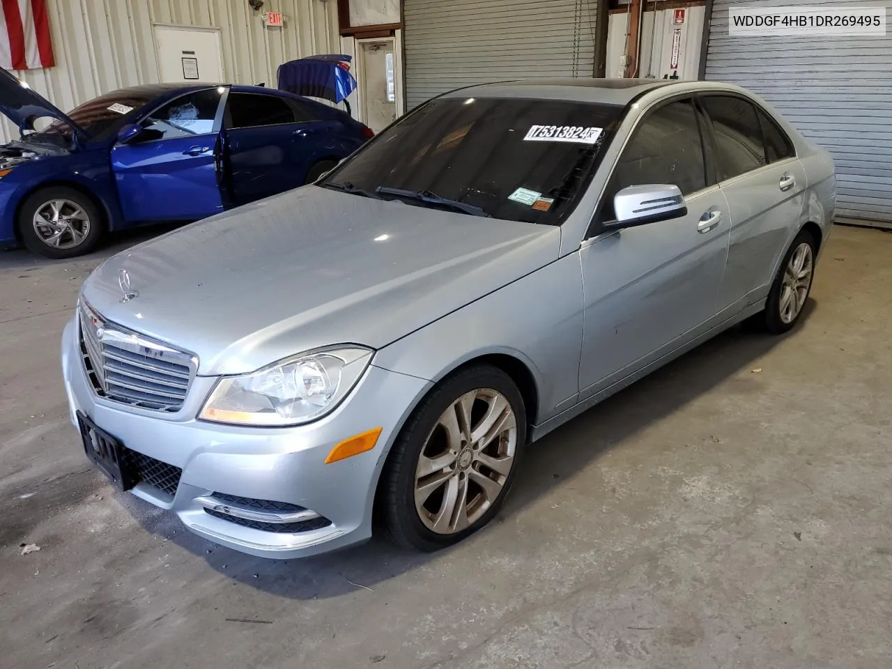 2013 Mercedes-Benz C 250 VIN: WDDGF4HB1DR269495 Lot: 75313824