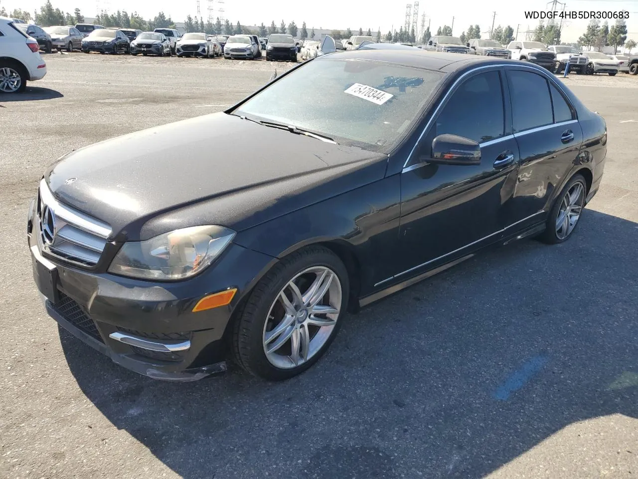 2013 Mercedes-Benz C 250 VIN: WDDGF4HB5DR300683 Lot: 75470344