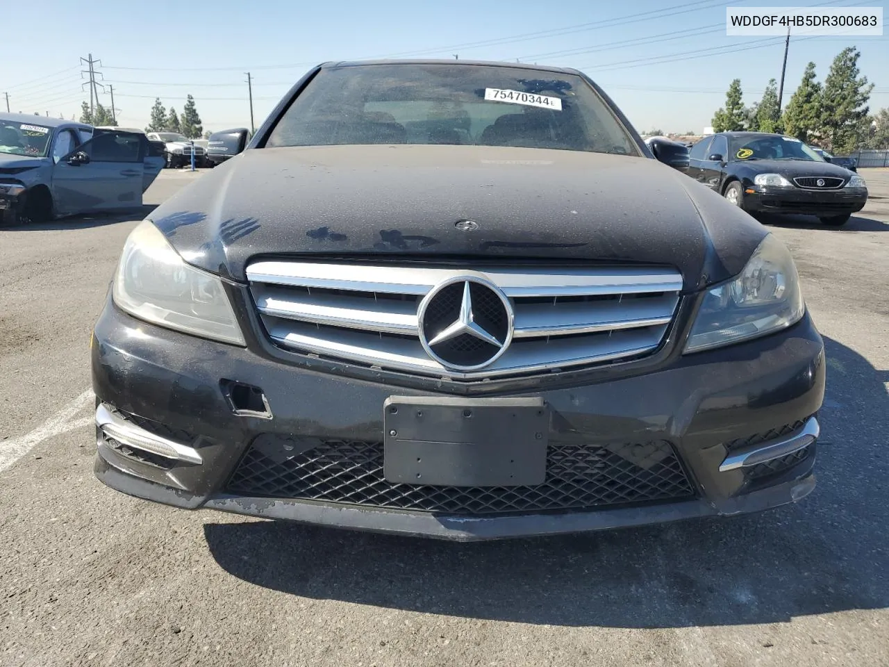 2013 Mercedes-Benz C 250 VIN: WDDGF4HB5DR300683 Lot: 75470344