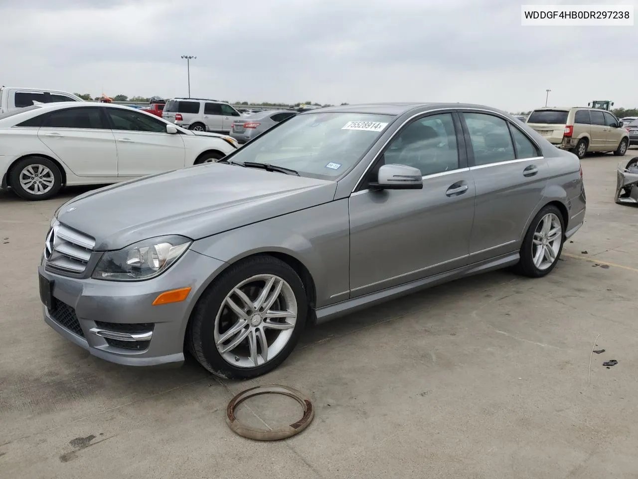 2013 Mercedes-Benz C 250 VIN: WDDGF4HB0DR297238 Lot: 75528914