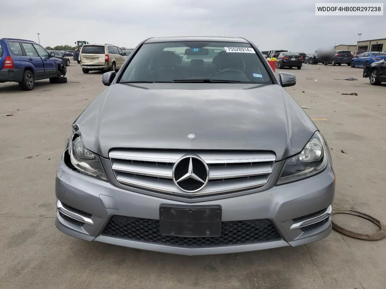 2013 Mercedes-Benz C 250 VIN: WDDGF4HB0DR297238 Lot: 75528914