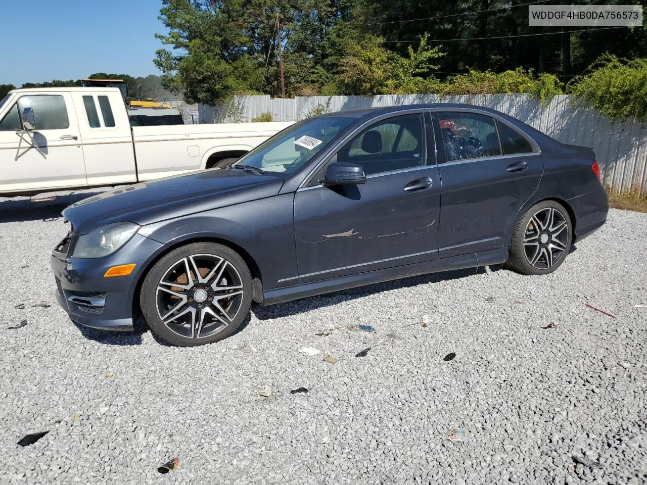 2013 Mercedes-Benz C 250 VIN: WDDGF4HB0DA756573 Lot: 75688694