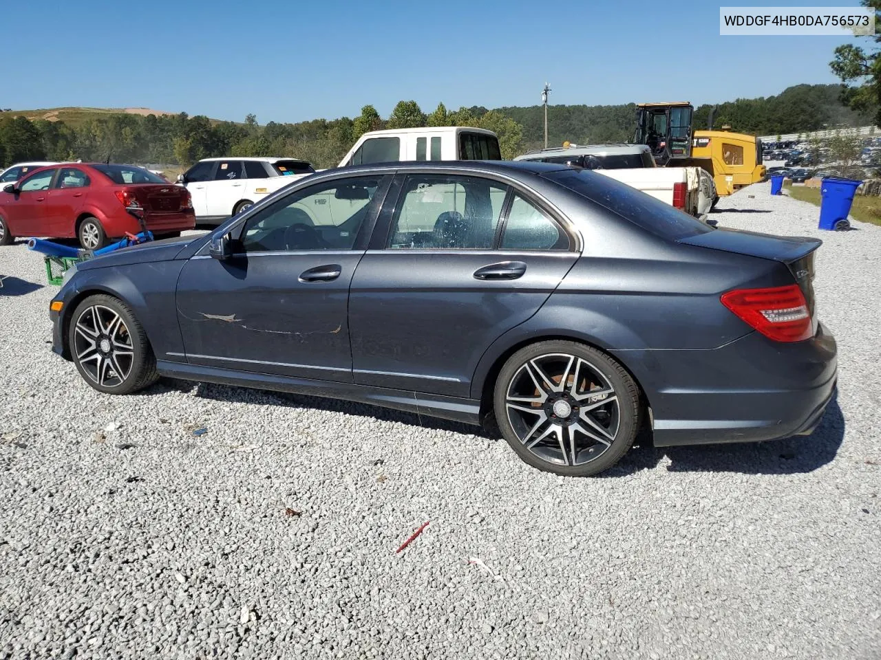 2013 Mercedes-Benz C 250 VIN: WDDGF4HB0DA756573 Lot: 75688694