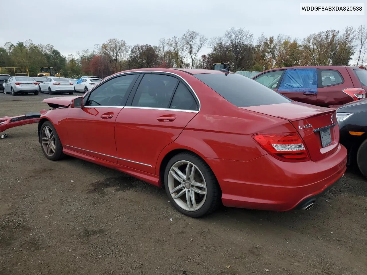 2013 Mercedes-Benz C 300 4Matic VIN: WDDGF8ABXDA820538 Lot: 75993464