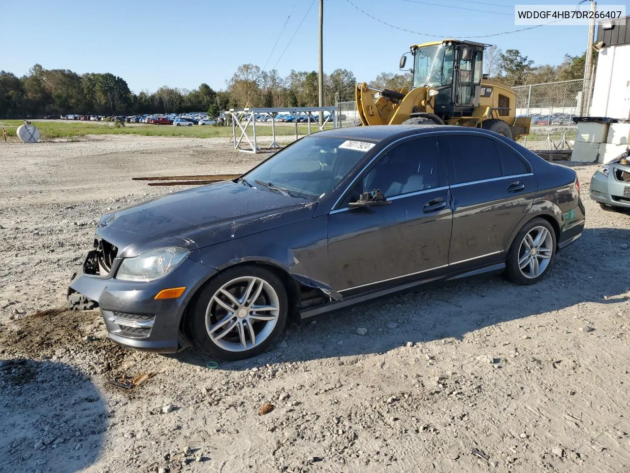 2013 Mercedes-Benz C 250 VIN: WDDGF4HB7DR266407 Lot: 76017924