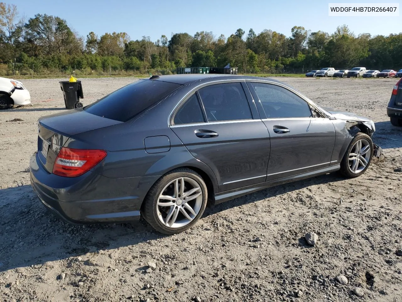 2013 Mercedes-Benz C 250 VIN: WDDGF4HB7DR266407 Lot: 76017924