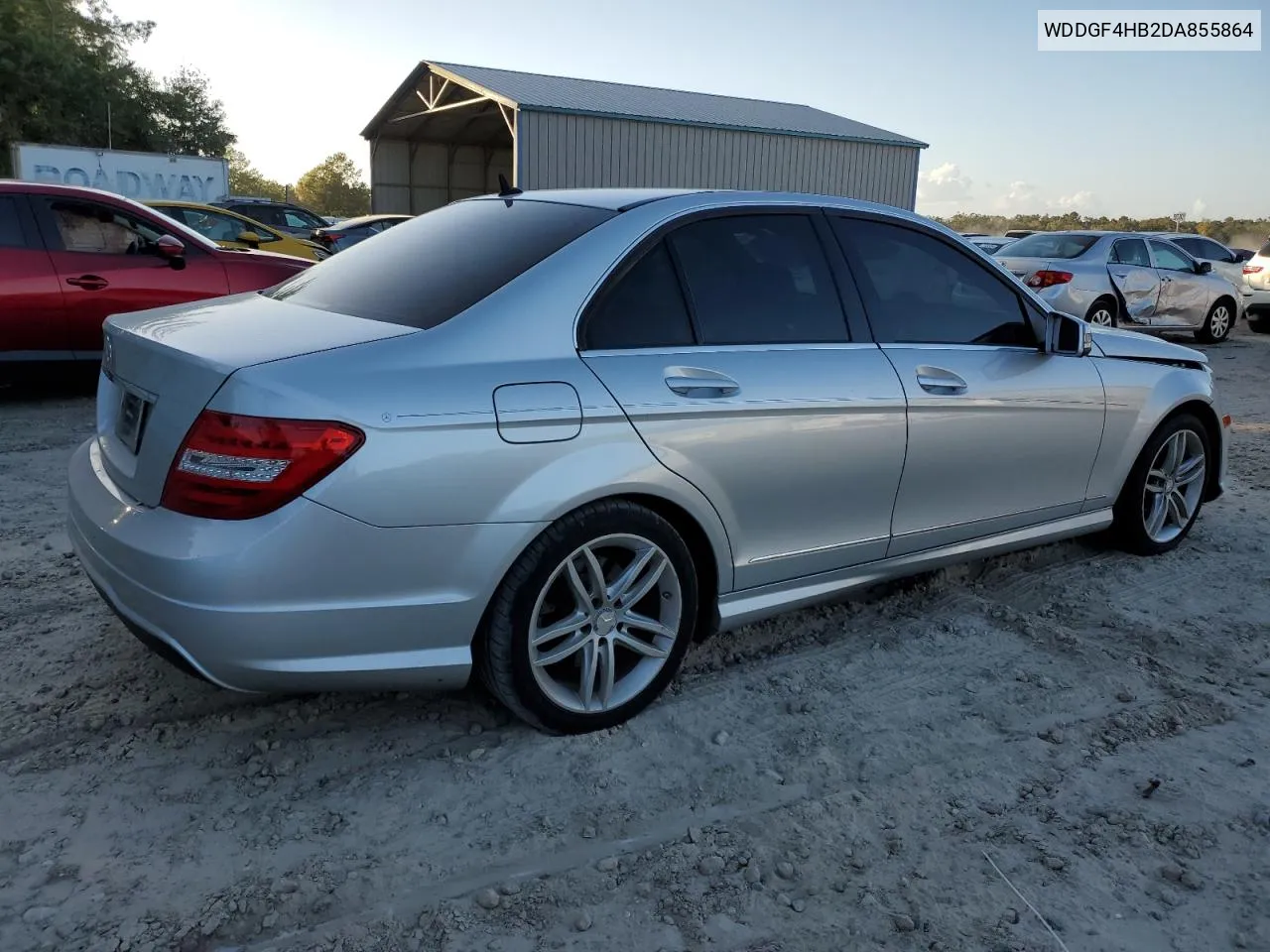 2013 Mercedes-Benz C 250 VIN: WDDGF4HB2DA855864 Lot: 76632574