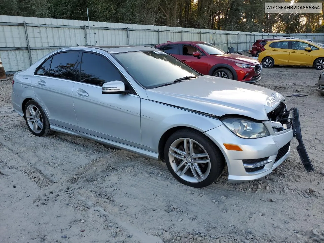 2013 Mercedes-Benz C 250 VIN: WDDGF4HB2DA855864 Lot: 76632574