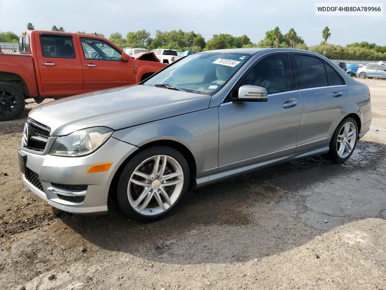 2013 Mercedes-Benz C 250 VIN: WDDGF4HB8DA789966 Lot: 76733134