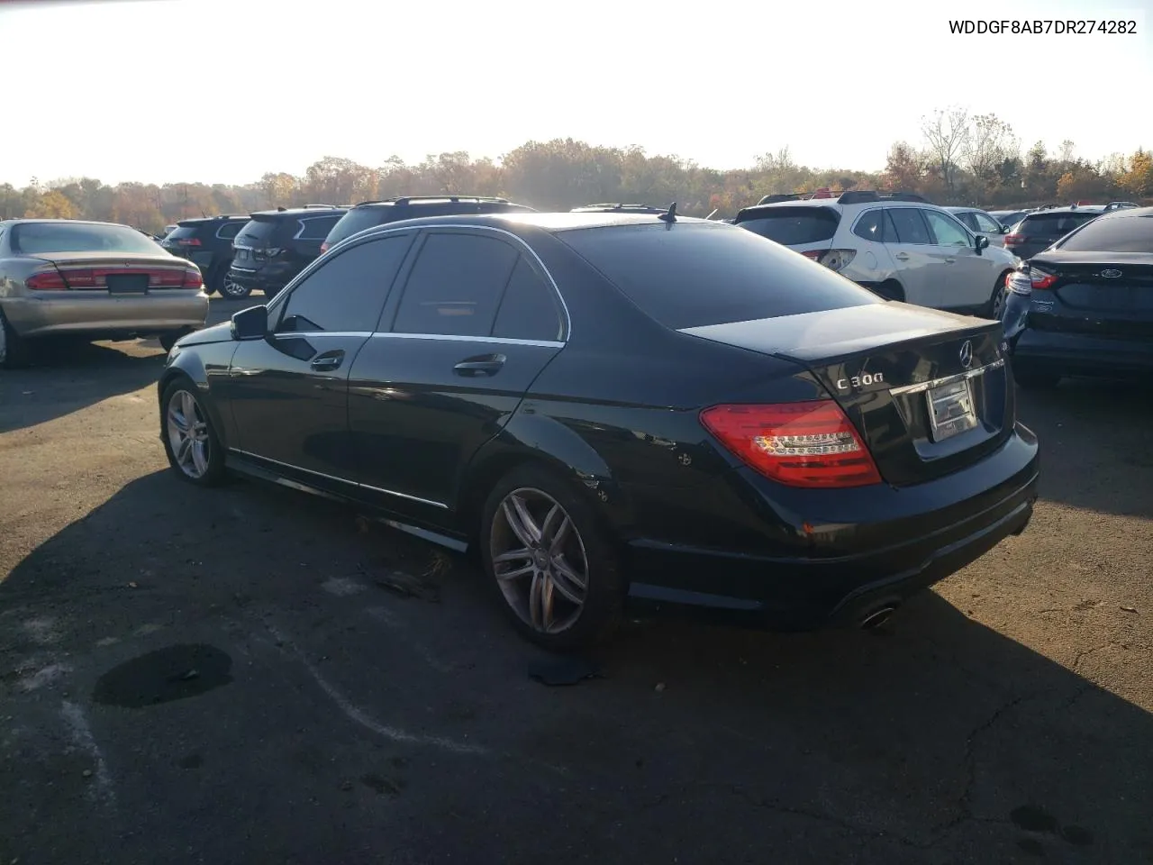 2013 Mercedes-Benz C 300 4Matic VIN: WDDGF8AB7DR274282 Lot: 76910744