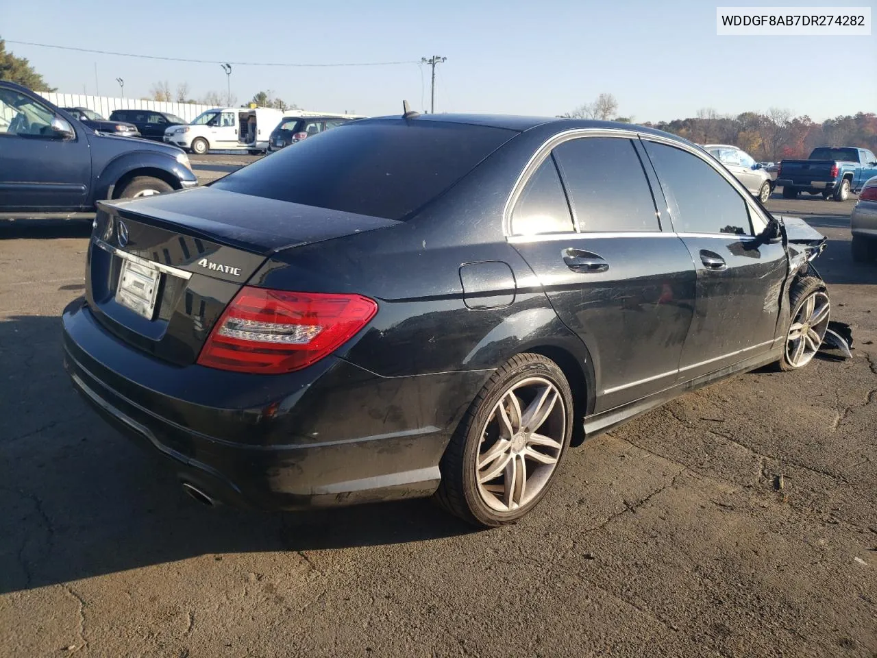 2013 Mercedes-Benz C 300 4Matic VIN: WDDGF8AB7DR274282 Lot: 76910744